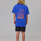 Just Another Fisherman Mini Apologies Short Sleeve Tee Cobalt