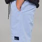 Just Another Fisherman Mini Crewman Shorts Light Blue