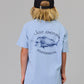 Just Another Fisherman Mini Snapper Short Sleeve Tee Washed Blue