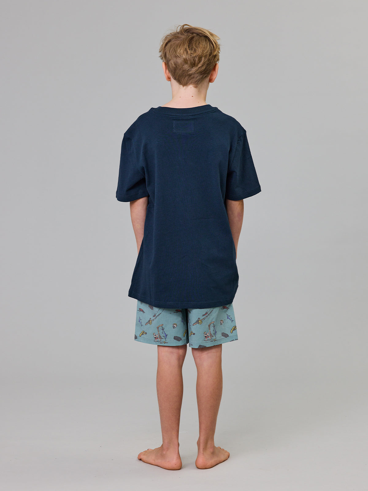 Just Another Fisherman Mini Tipping The Scales Volley Shorts Green