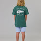 Just Another Fisherman Mini Snapper Short Sleeve Tee Dusk Pine