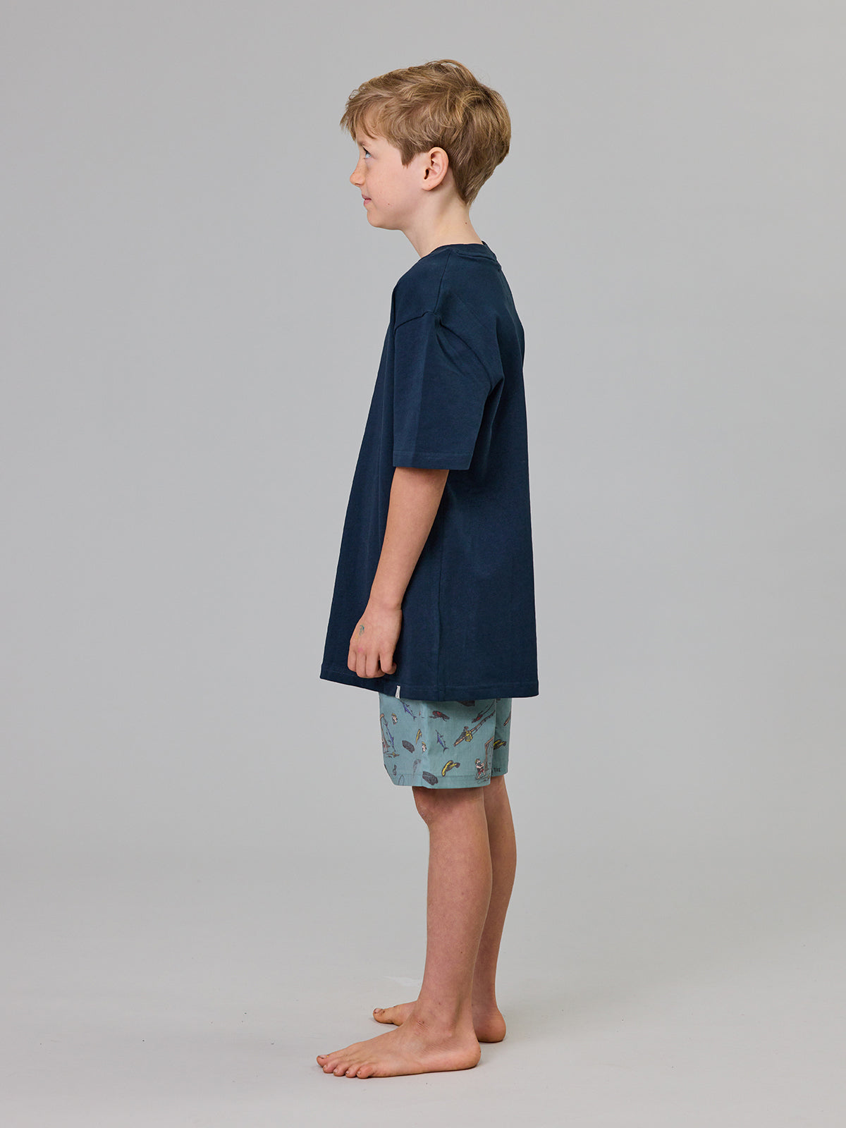 Just Another Fisherman Mini Tipping The Scales Volley Shorts Green