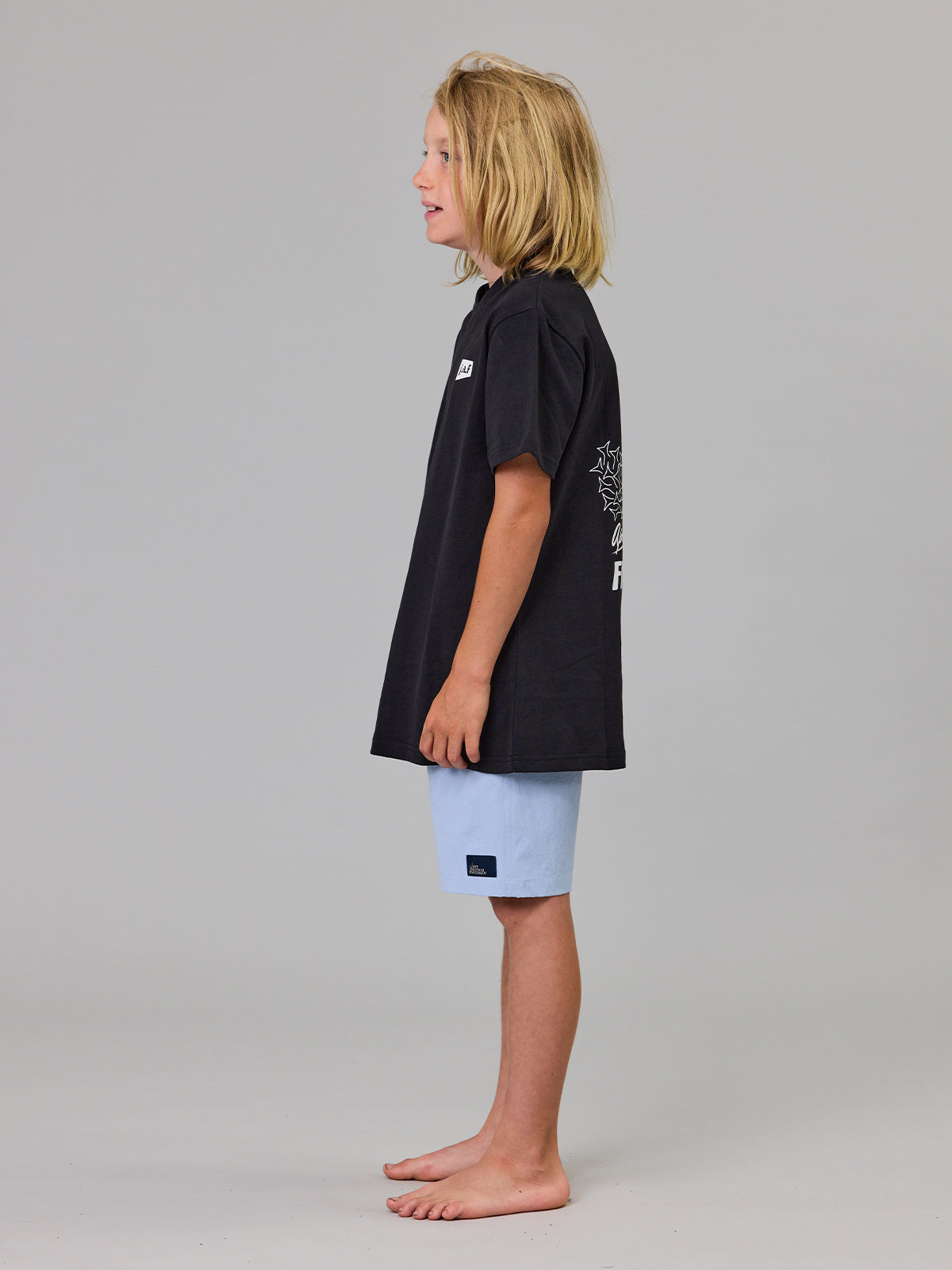 Just Another Fisherman Mini Apologies Short Sleeve Tee Black
