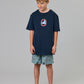 Just Another Fisherman Mini Tipping The Scales Volley Shorts Green