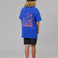 Just Another Fisherman Mini Apologies Short Sleeve Tee Cobalt