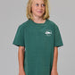 Just Another Fisherman Mini Snapper Short Sleeve Tee Dusk Pine