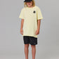 Just Another Fisherman Mini Tipping The Scales Short Sleeve Tee Dawn Yellow