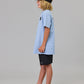Just Another Fisherman Mini Tipping The Scales Short Sleeve Tee Washed Blue