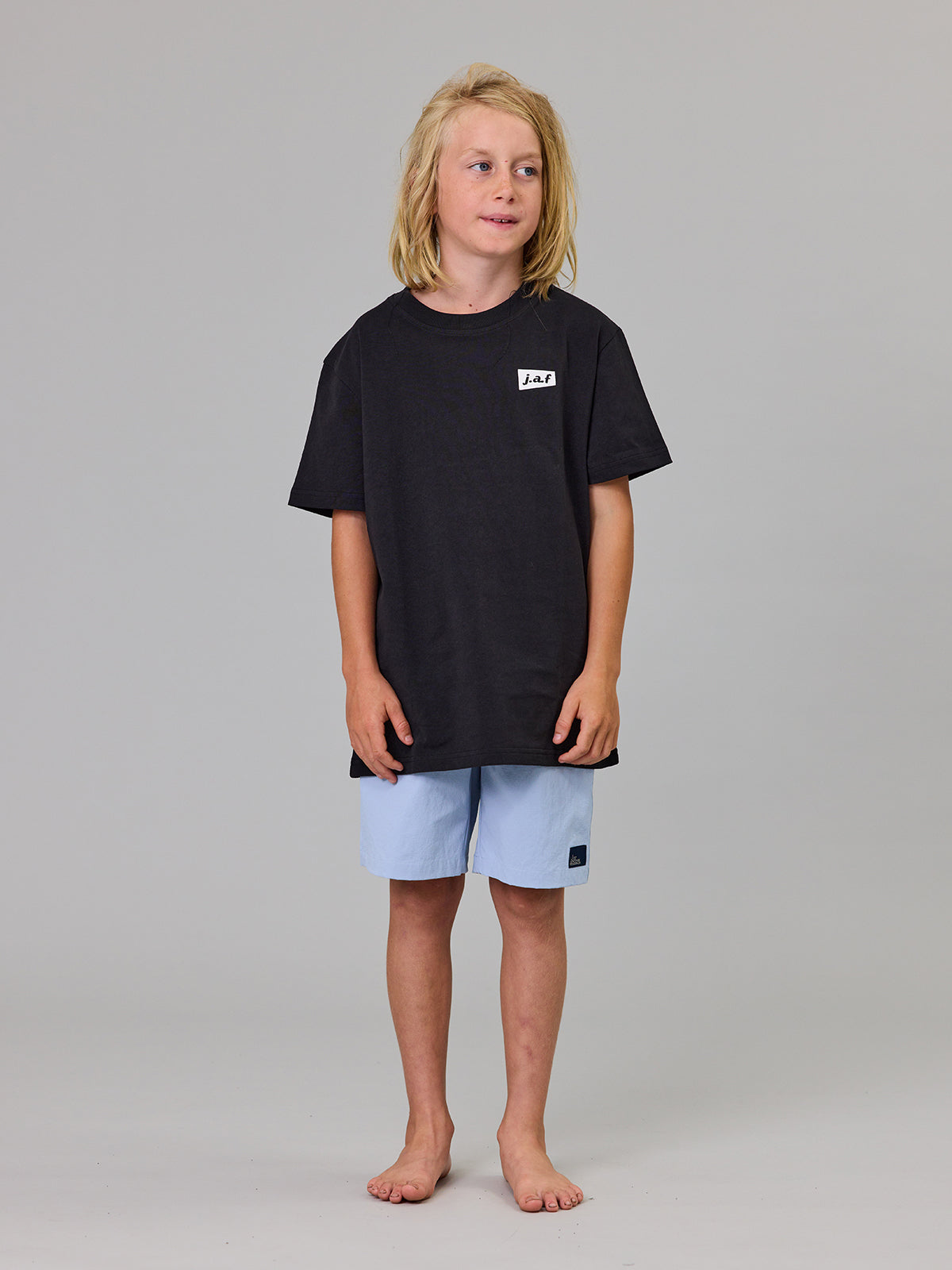 Just Another Fisherman Mini Apologies Short Sleeve Tee Black