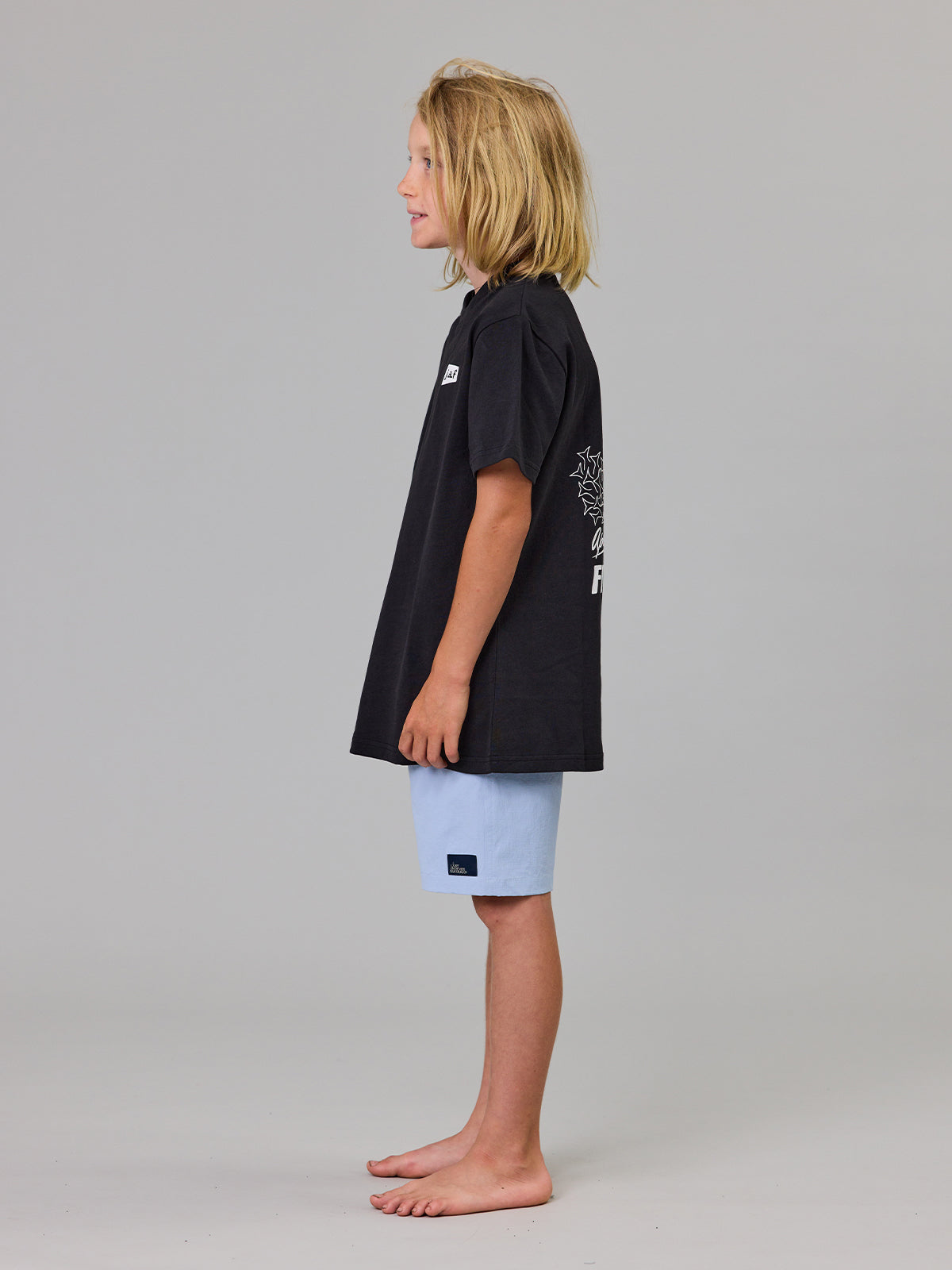 Just Another Fisherman Mini Crewman Shorts Light Blue