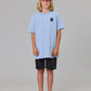 Just Another Fisherman Mini Tipping The Scales Short Sleeve Tee Washed Blue