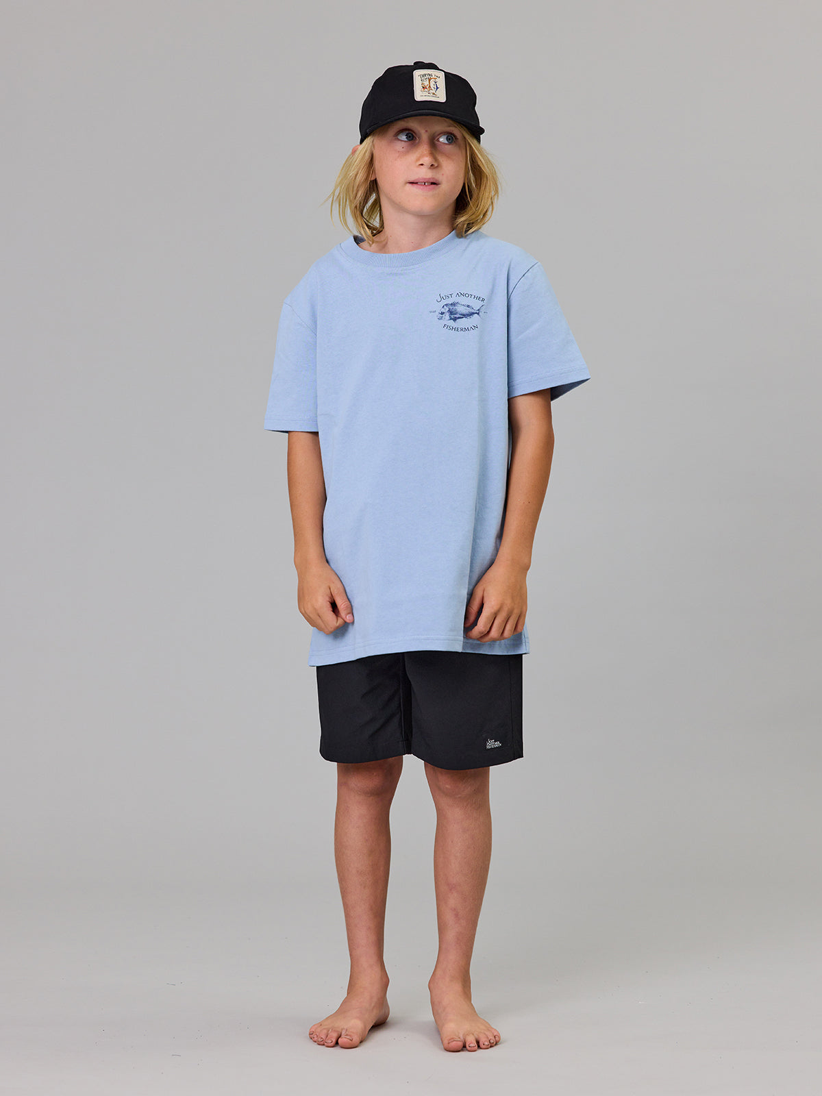 Just Another Fisherman Mini Crewman Shorts Black