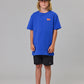 Just Another Fisherman Mini Apologies Short Sleeve Tee Cobalt