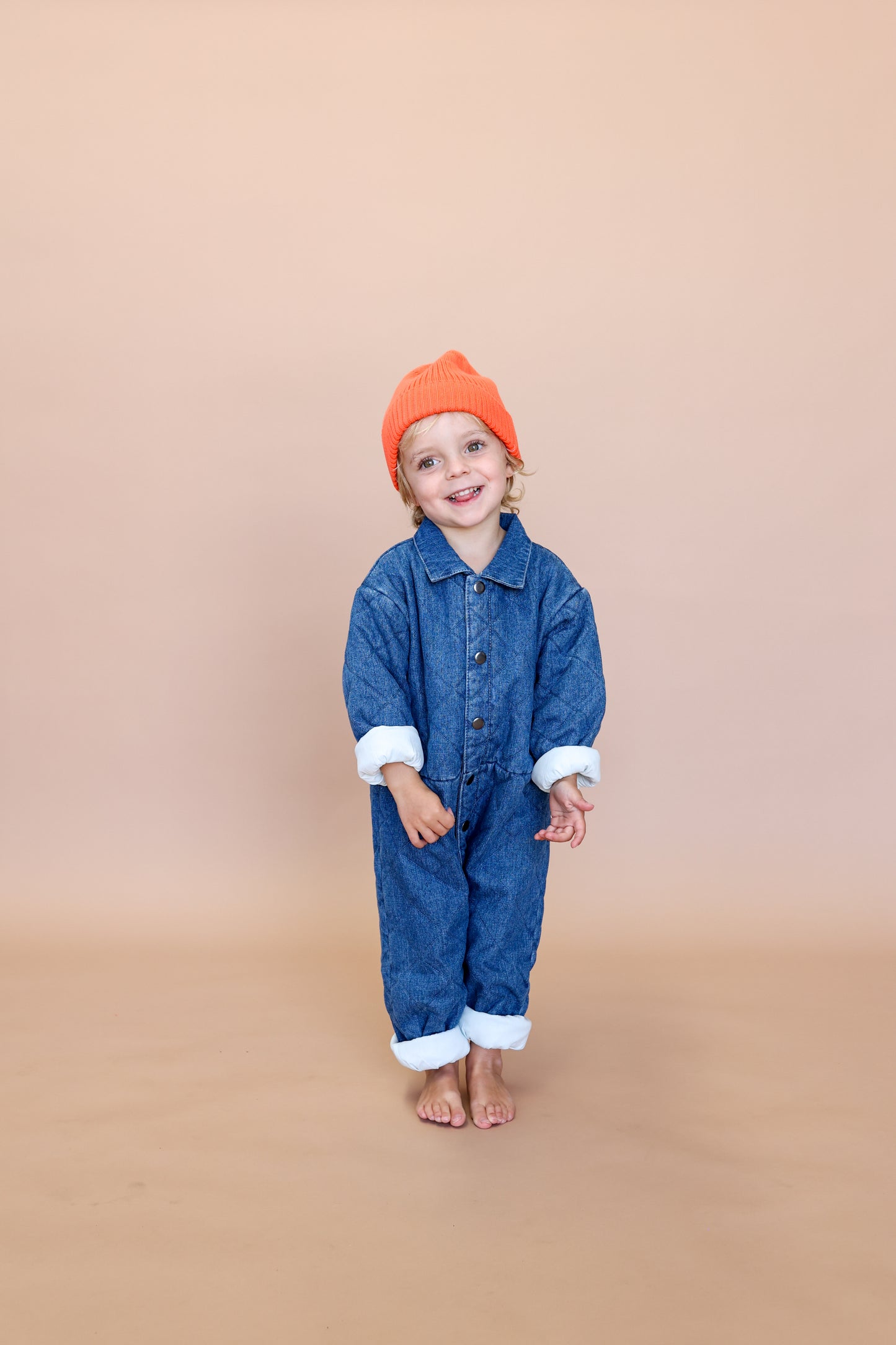 Grown Quilted Hemp Denim Boiler Suit