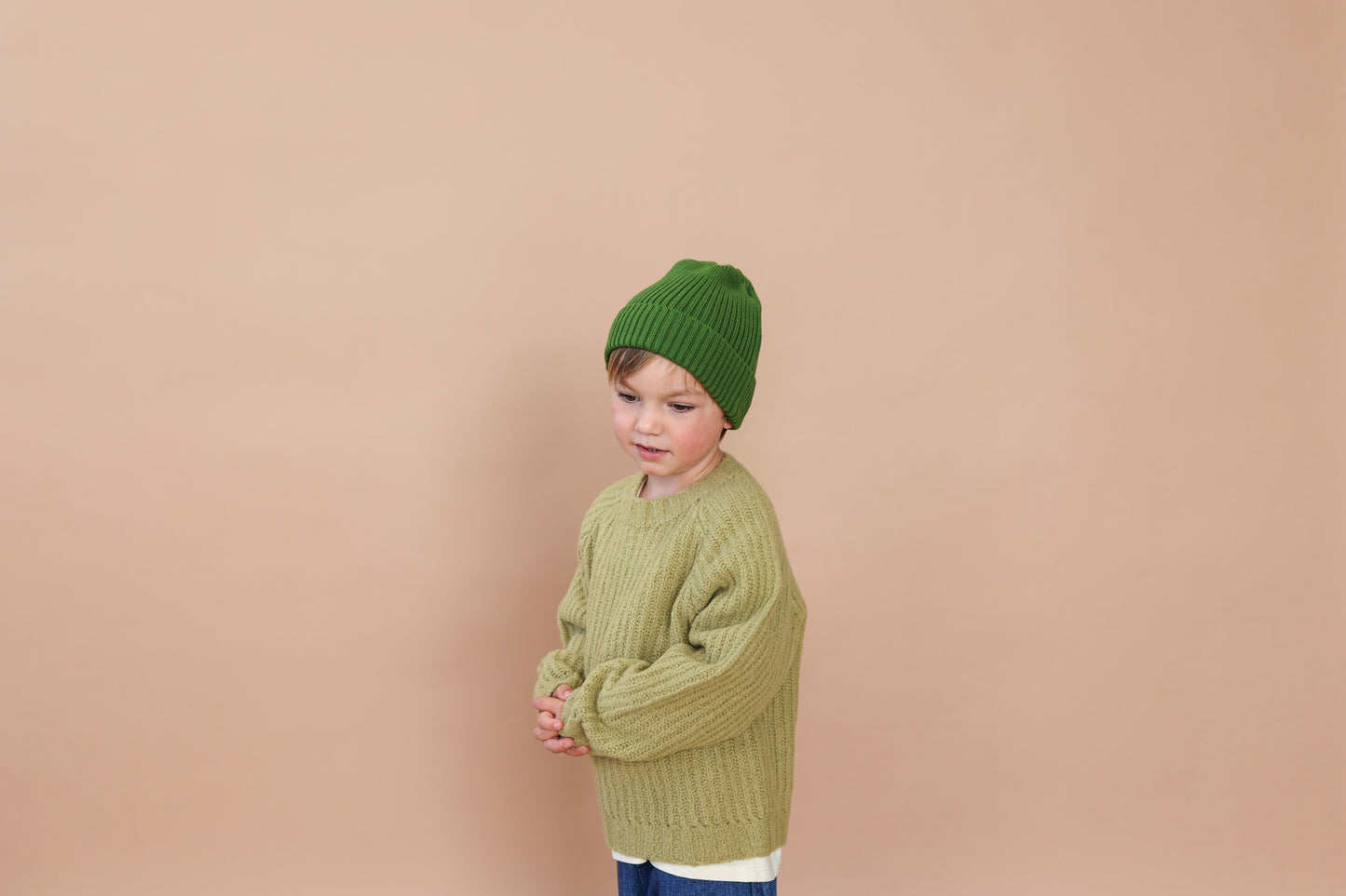 Grown Merino Wool Pull Over Sage