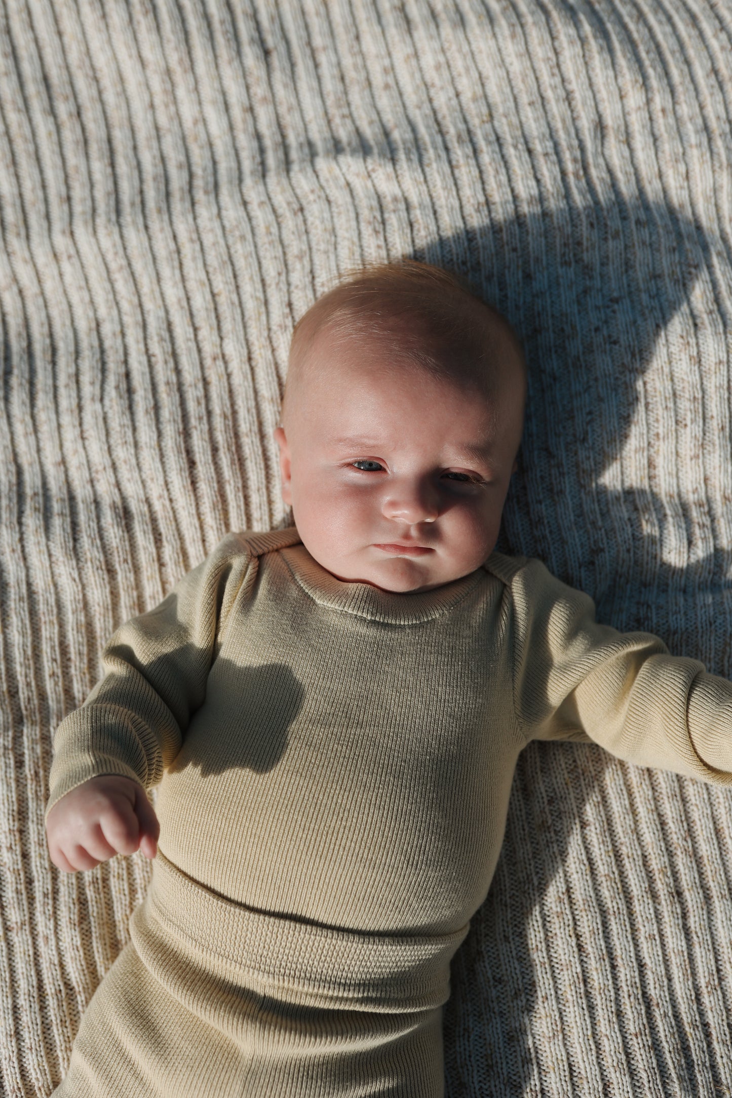 Grown Organic Ribbed Essential Bodysuit Pistachio