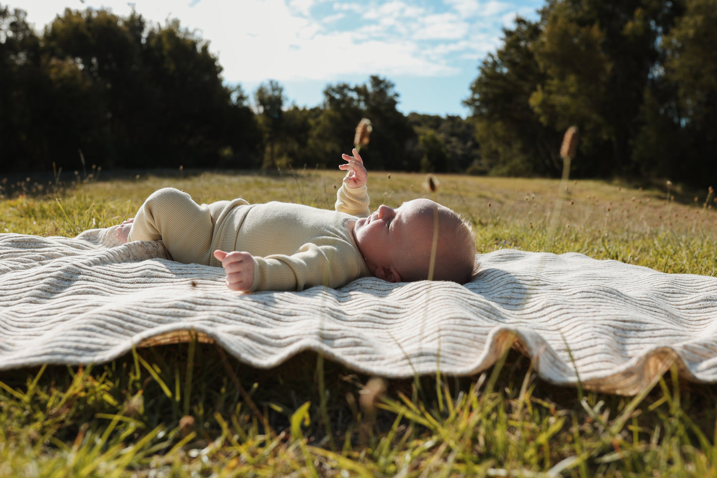 Grown Organic Ribbed Essential Bodysuit Pistachio