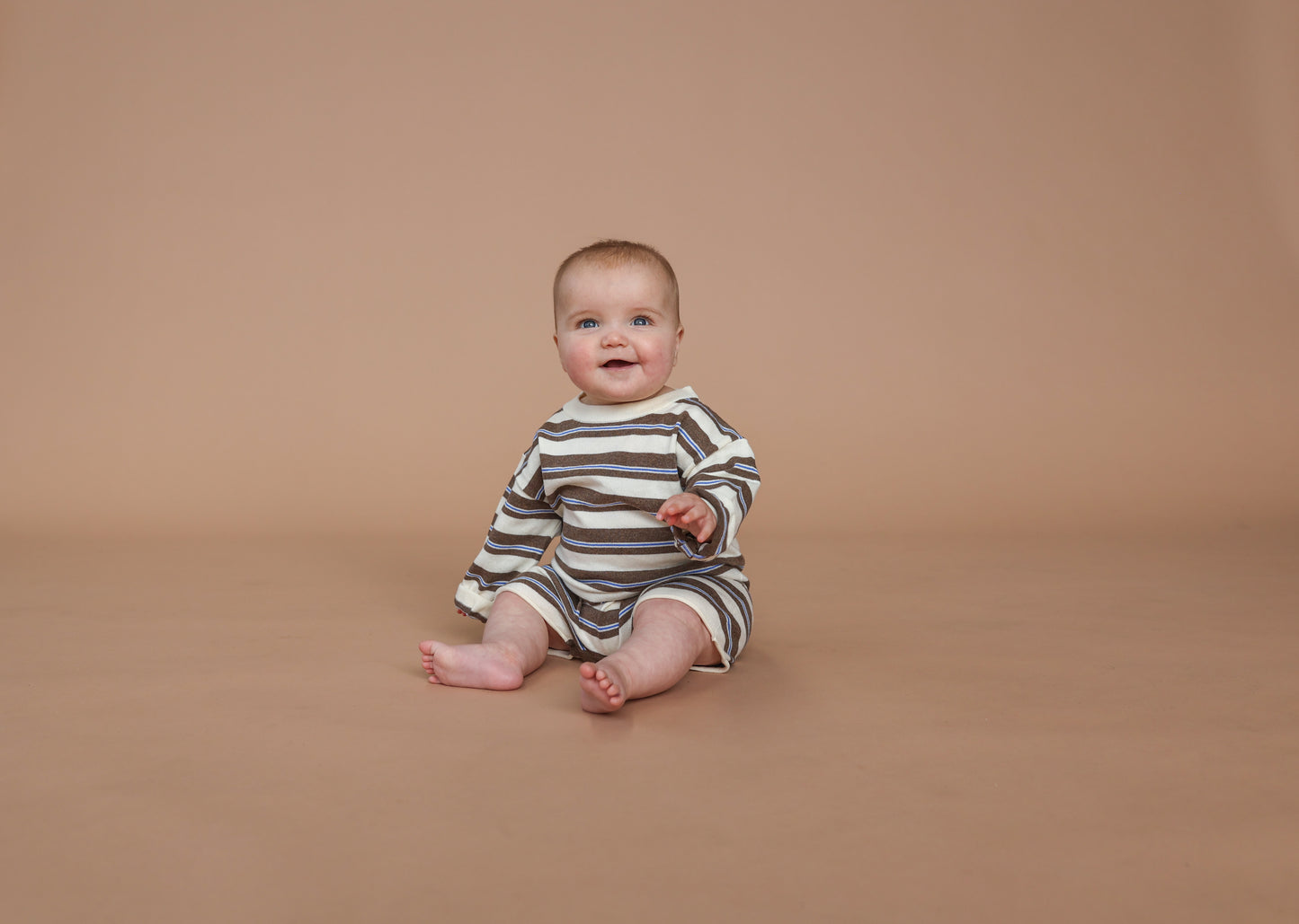 Grown Romper Sardine Stripe