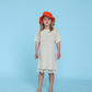 Grown Knitted Tassel Dress Dune