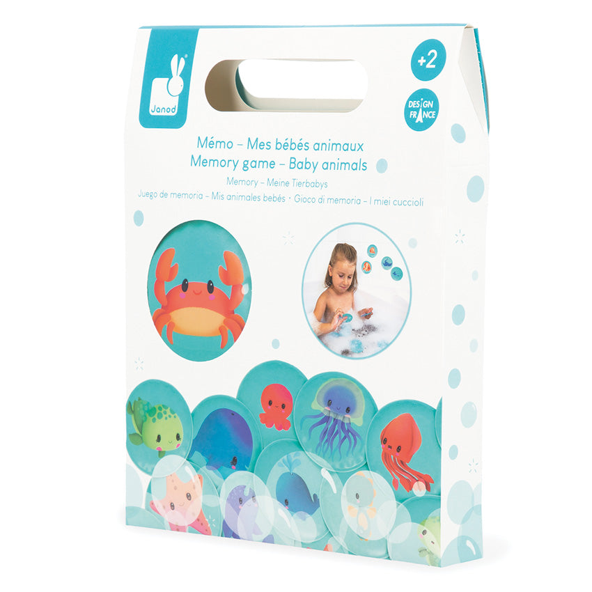 Janod Bath Memory Baby Animals