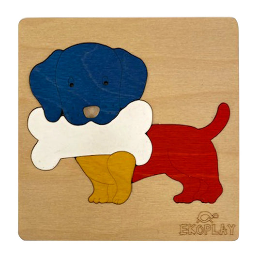 EKOPLAY Puzzle Dog with Bone