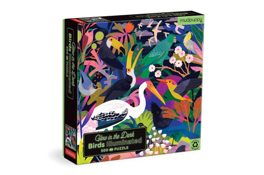 Glow in the Dark Birds Puzzle 500 pce