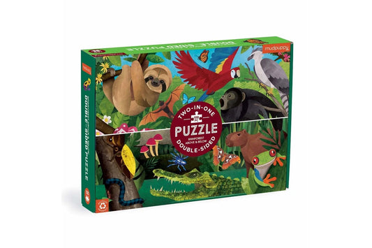 Rainforest Above and Below Double Sided Puzzle 100pce