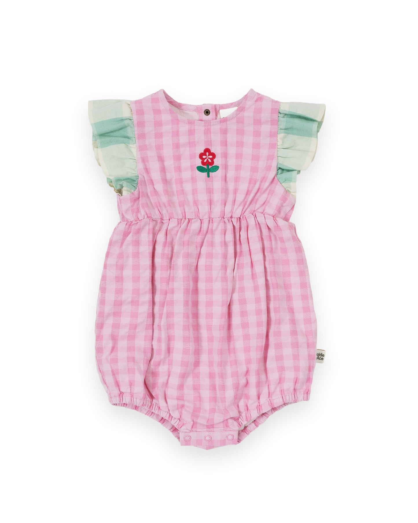Goldie + Ace Gingham Lani Romper