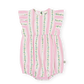 Goldie + Ace Antique Stripe Strawberry Lani Romper