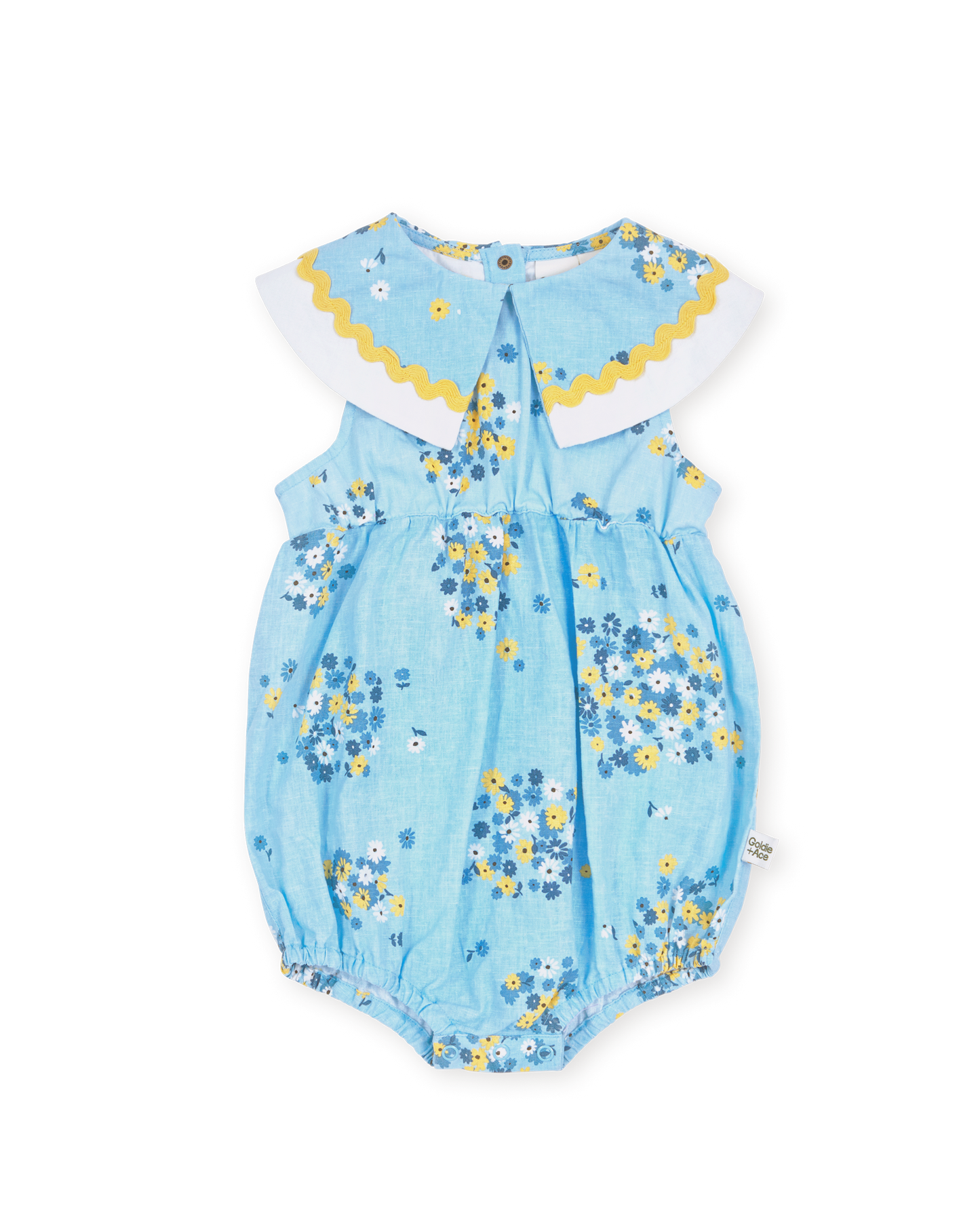 Goldie + Ace Floral Ava Collared Romper