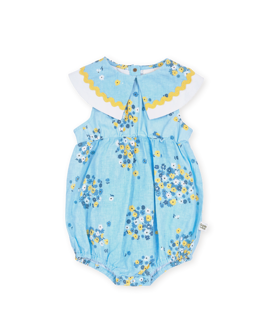 Goldie + Ace Floral Ava Collared Romper