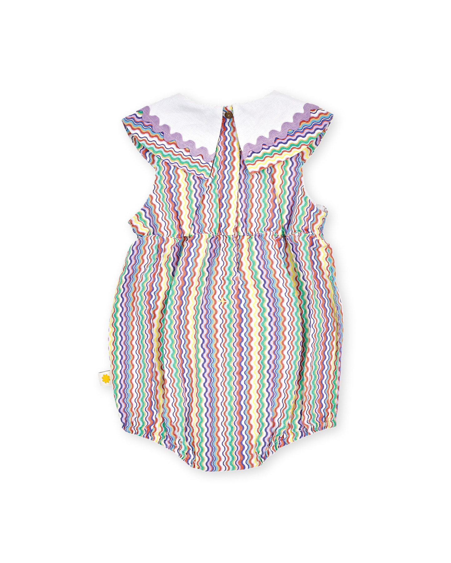 Goldie + Ace Ric Rac Ava Collared Romper