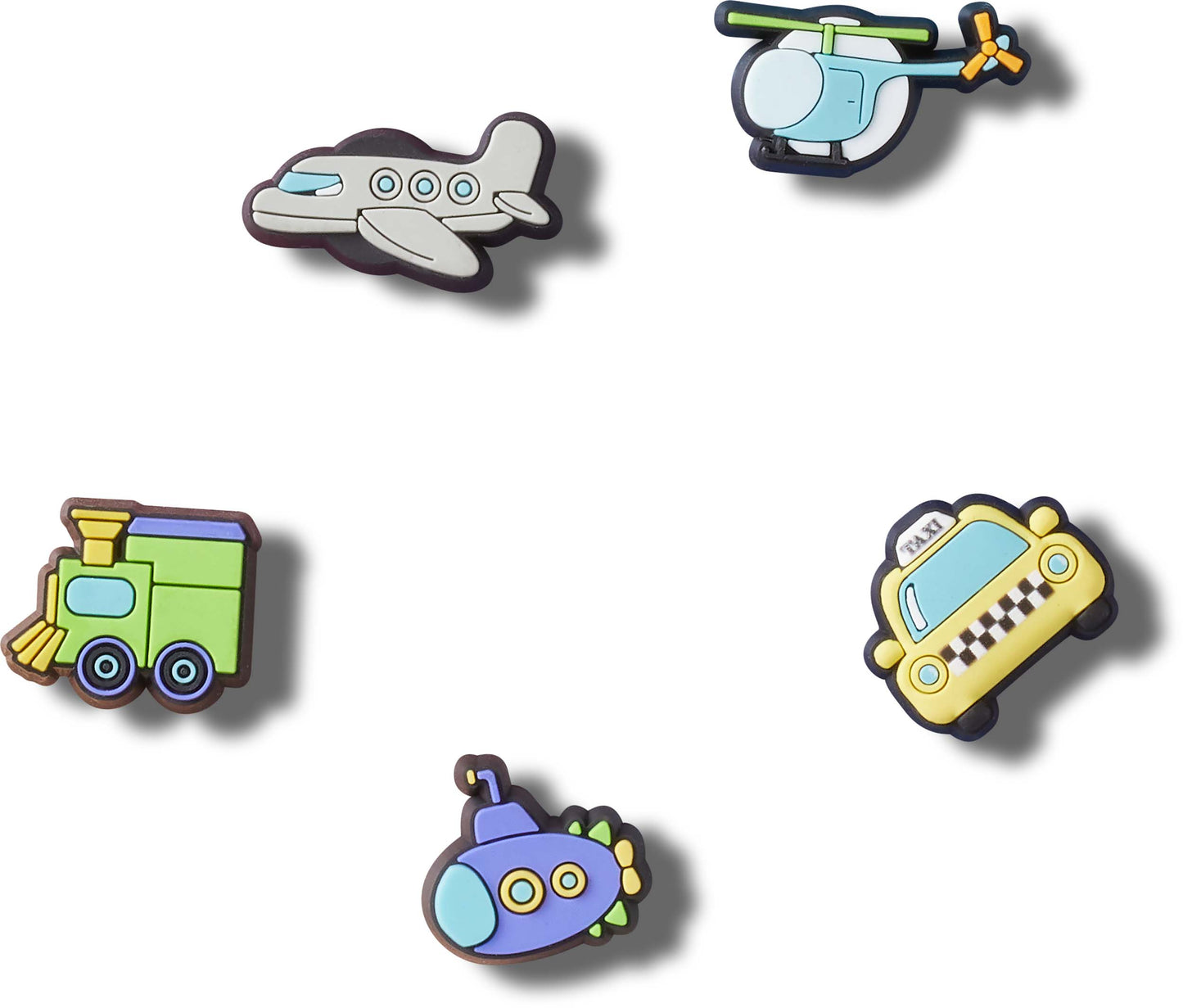 Jibbitz Tiny Vehicles 5 Pack