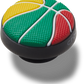 Jibbitz Multi Color Basketball