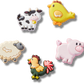 Jibbitz Farm Friend Animals 5 Pack