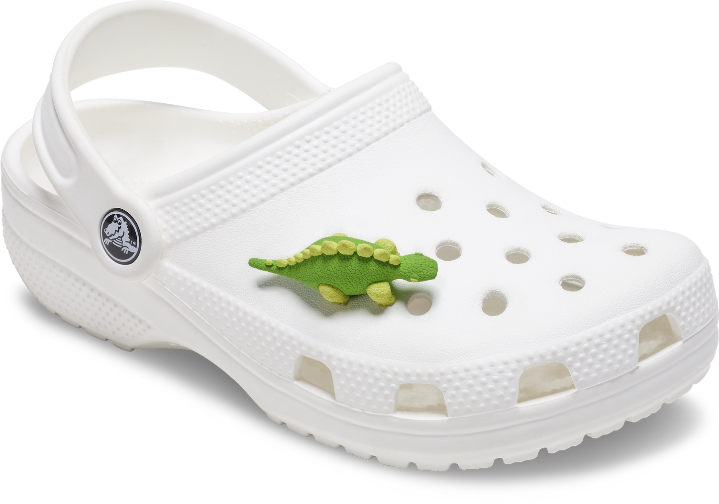Jibbitz 3D Green Dino with Scales