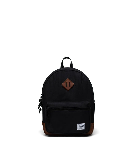 Herschel Heritage Kids Backpack | Black/Saddle Brown