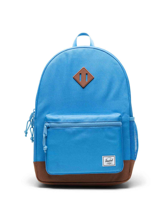Herschel Heritage Youth Backpack |  Azure Blue/Saddle Brown