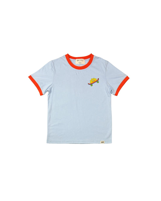 Band of Boys Blue Sun Skate Ringer Tee