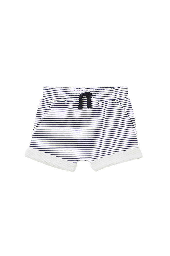 Milky Stripe Fleece Baby Short