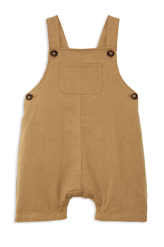 Milky Baby Honey Linen Overall