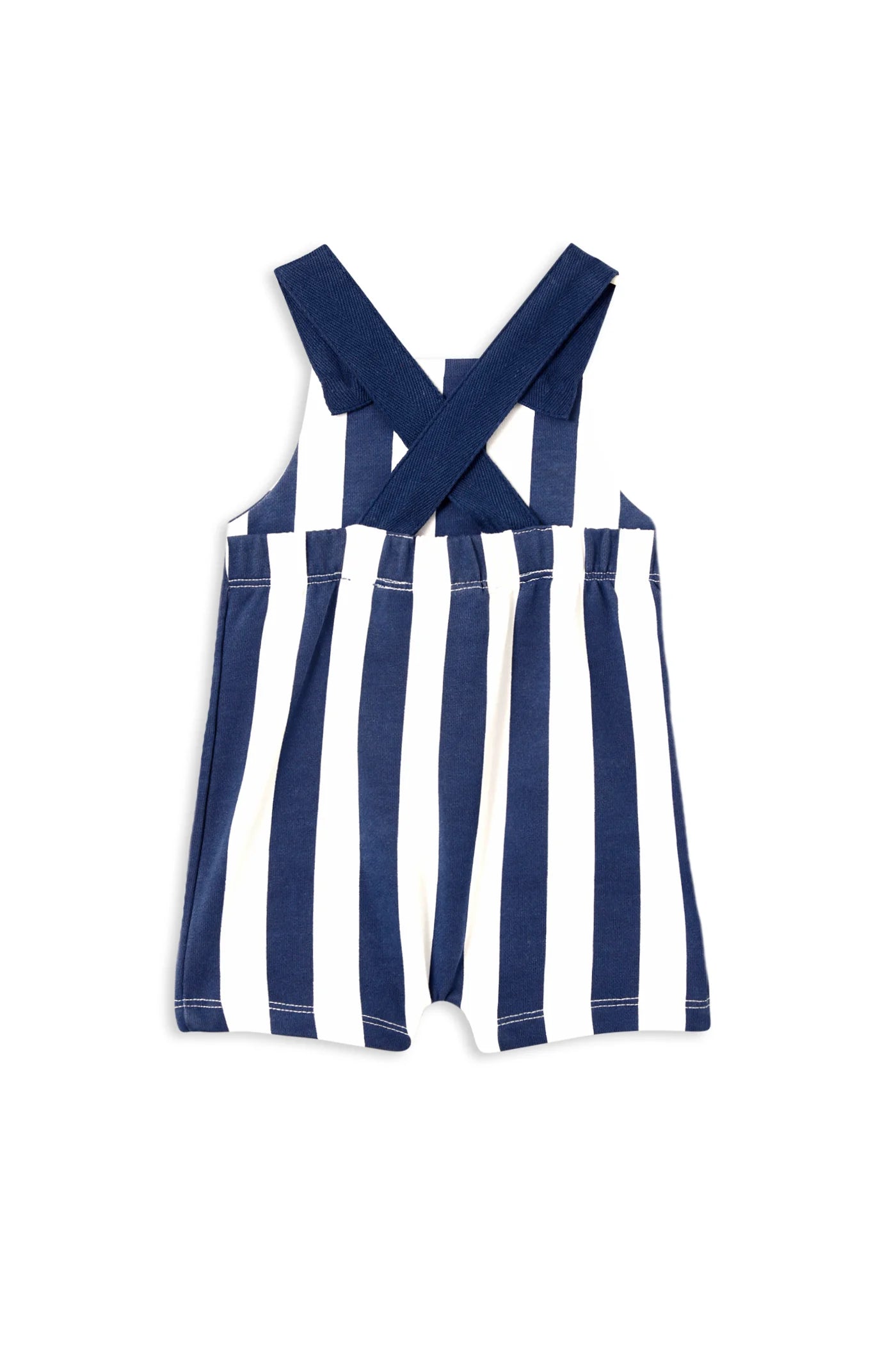 Milky Baby Stripe Fleece Overall