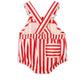 Milky Baby Red Stripe Overall