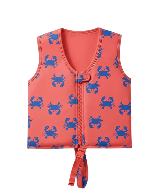 Toshi Swim Float Vest Pirate Mud Crabs