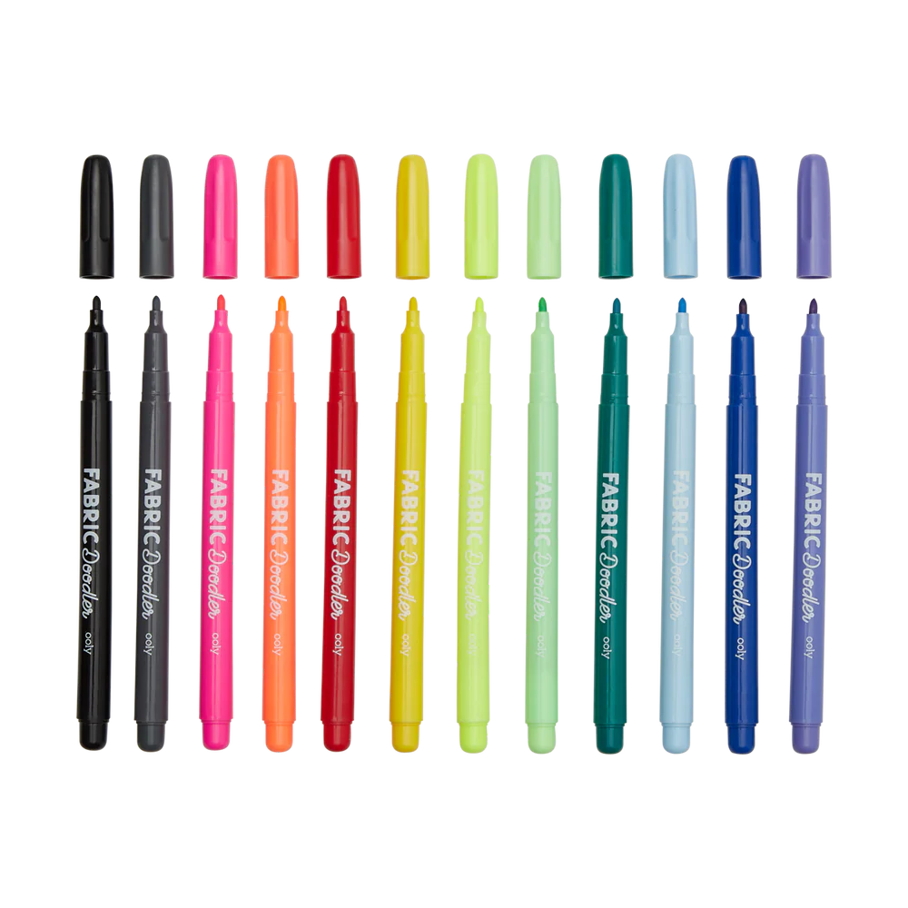 Fabric Doodlers Markers - Set of 12