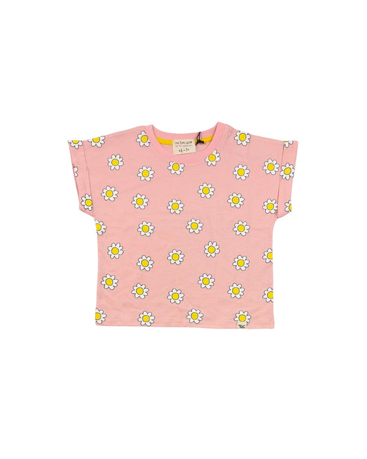 The Girl Club Pink Daisy Tee