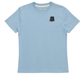 Just Another Fisherman Mini Tipping The Scales Short Sleeve Tee Washed Blue