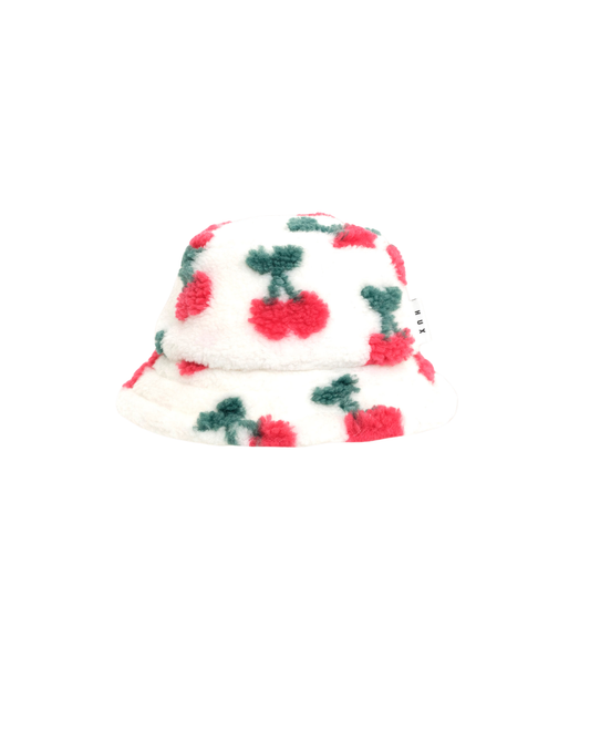 Huxbaby Very Cherry Sherpa Bucket Hat