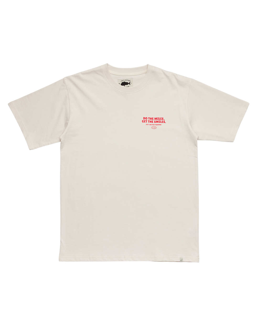 Just Another Fisherman Mini Do The Miles Tee Antique White