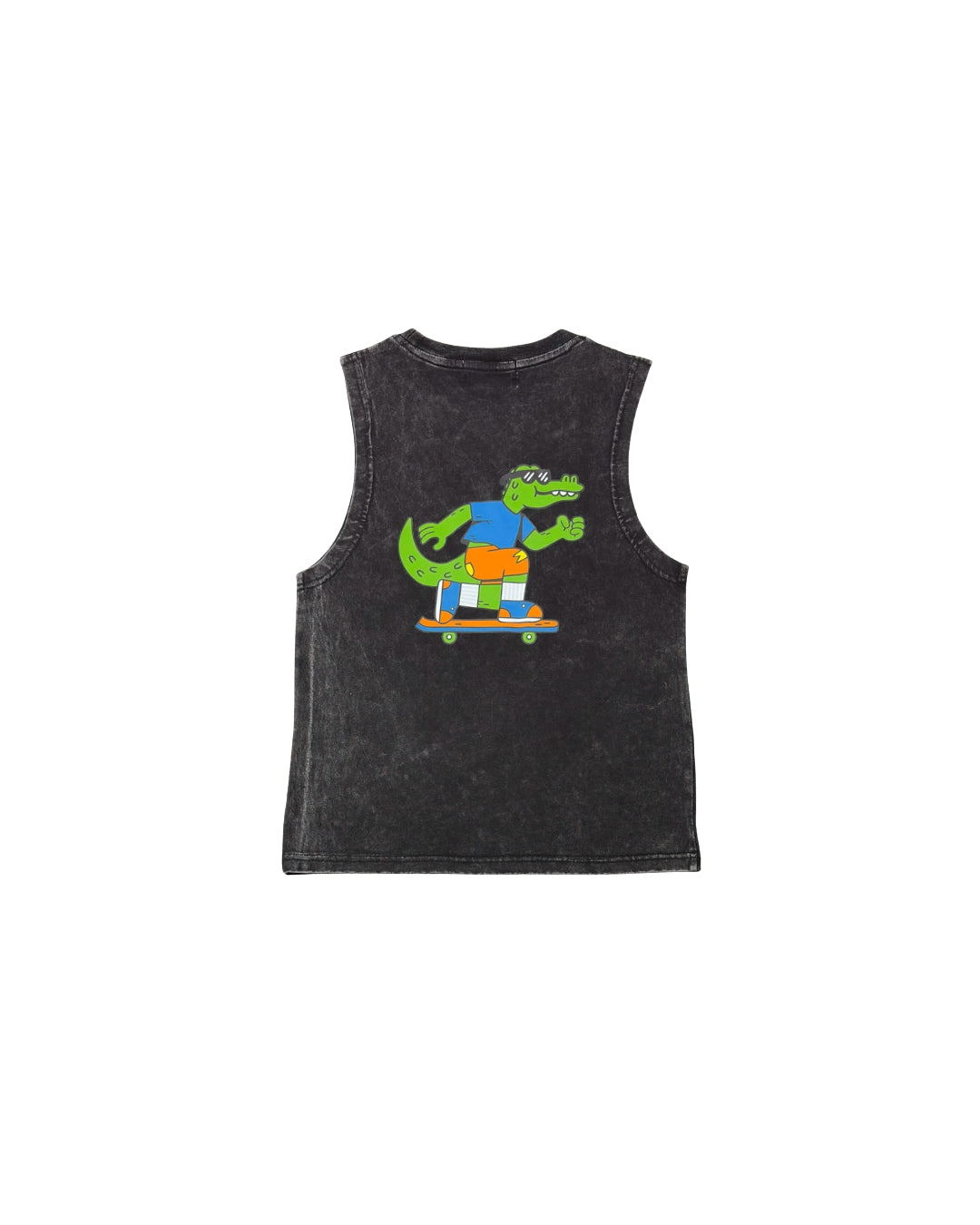 Band of Boys Black Wash Croc Skate Tank
